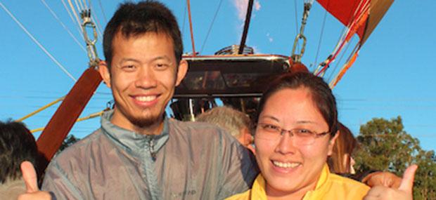 夫妻情侣在黄金海岸乘热气球 夫妻-情侣-黄金海岸-热气球